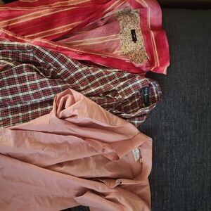 Men's clothing bundle, over 60 items